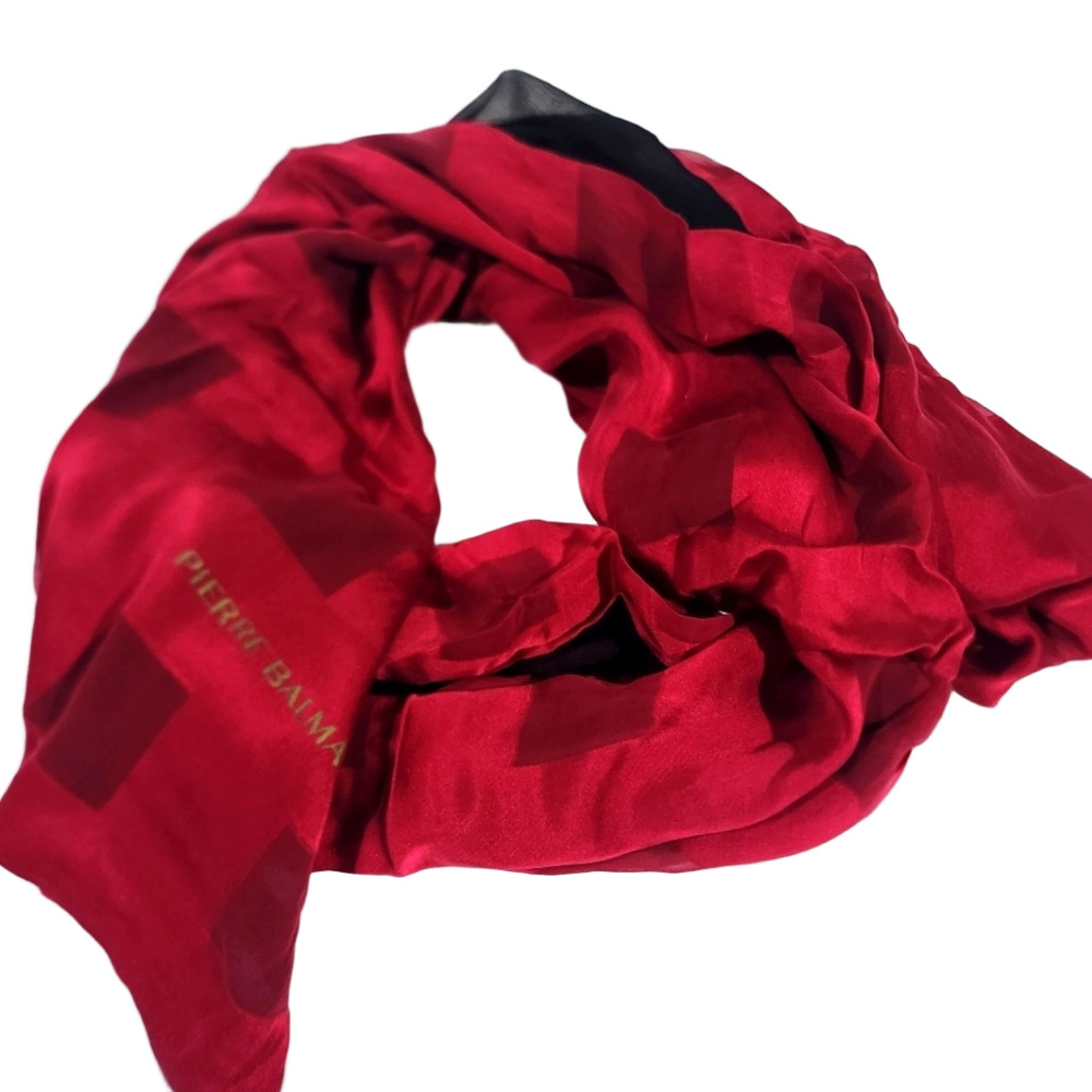Pierre balmain #6 Paris silk scarf  made in italy